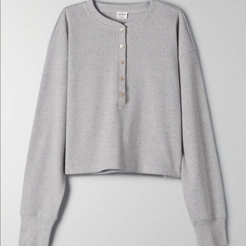 Aritzia Wilfred henley long sleeve